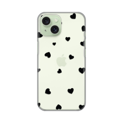 Silikonska futrola print Skin za iPhone 15 Hearts.