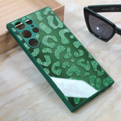 Futrola Shiny glass za Samsung Galaxy S23 Ultra zelena.
