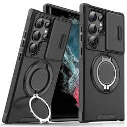 Futrola CamShield Ring stand za Samsung Galaxy S22 Ultra 5G crna.