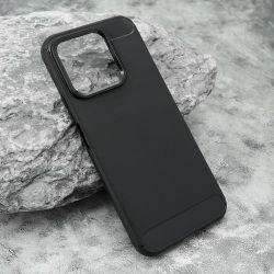 Silikonska futrola BRUSHED za Huawei Honor X8c crna (MS).