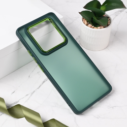 Futrola Shining Camera za Xiaomi Redmi Note 14 Pro 4G tamno zelena.