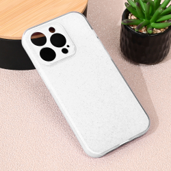 Futrola Sparkle Dust za iPhone 15 Pro 6.1 bela.