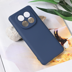 Futrola Teracell Soft Velvet za Xiaomi Redmi Note 14 Pro Plus 5G tamno plava.