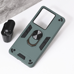 Futrola Hard Ring za Xiaomi Redmi Note 14s tamno zelena.