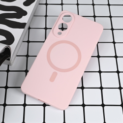 Futrola Magsafe Pure color za Samsung S937 Galaxy S25 Edge roze.