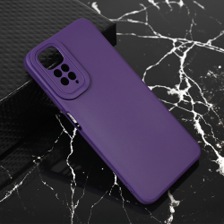 Futrola Teracell Giulietta za Xiaomi Redmi Note 11/Redmi Note 11s mat tamno ljubicasta.