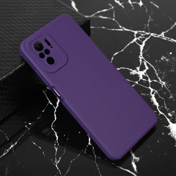 Futrola Teracell Giulietta za Xiaomi Redmi Note 10/Redmi Note 10S mat tamno ljubicasta.