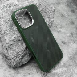 Futrola CARBON MagSafe za iPhone 16 Pro Max (6.9) zelena (big camera) (MS).
