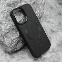 Futrola CARBON MagSafe za iphone 16 (6.1) crna (big camera) (MS).