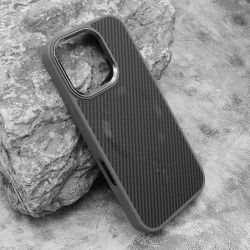 Futrola CARBON MagSafe za iPhone 16 Pro (6.3) siva (big camera) (MS).
