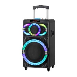 Zvucnik bluetooth NDR-1270 80W 12 inca sa dva mikrofona crni (MS).