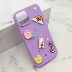 Futrola TOY za iPhone 13 (6.1) ljubicasta (MS).