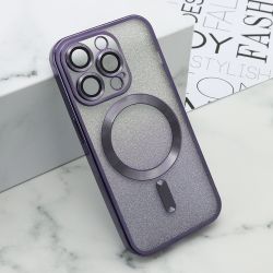 Futrola GLITTER MAGSAFE za iPhone 15 Pro (6.1) ljubicasta (MS).