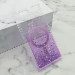 Futrola Simple Sparkle MagSafe za Samsung S928 Galaxy S24 Ultra 5G ljubicasta (MS).