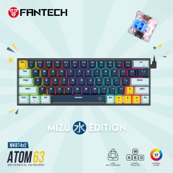 Tastatura Mehanicka Gaming Fantech MK874 RGB Atom 63 Navy (Blue switch).