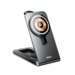 Wireless Drzac za mobilni telefon REMAX RP-W3 20.5W Fast Charging 3u1 crni.