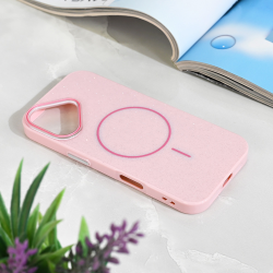 Futrola Magsafe Sparkle Dust za iPhone 17 roze.