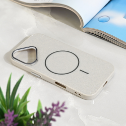 Futrola Magsafe Sparkle Dust za iPhone 17 srebrna.