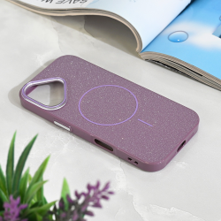 Futrola Magsafe Sparkle Dust za iPhone 17 ljubicasta.