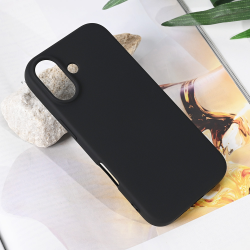 Futrola Teracell Soft Velvet za iPhone 17 crna.