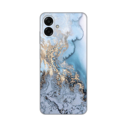 Silikonska futrola print za Samsung A075F Galaxy A07 Blue Gold Marble.