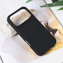 Futrola Teracell Soft Velvet za iPhone 17 Pro crna.