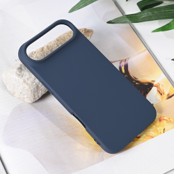 Futrola Teracell Soft Velvet za iPhone 17 Air tamno plava.