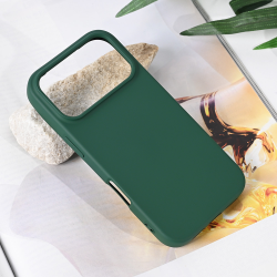 Futrola Teracell Soft Velvet za iPhone 17 Pro tamno zelena.