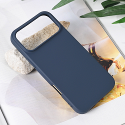 Futrola Teracell Soft Velvet za iPhone 17 Pro Max 6.9 tamno plava.