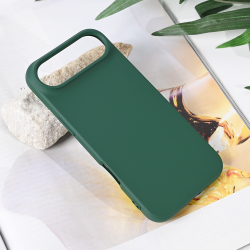 Futrola Teracell Soft Velvet za iPhone 17 Air tamno zelena.