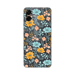 Silikonska futrola print Skin za Samsung A075F Galaxy A07 Lovely Flowers.