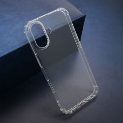 Silikonska futrola CRASHPROOF za iPhone 17 (6.3) providna (MS).