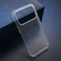 Silikonska futrola CRASHPROOF za iPhone 17 Pro (6.3) providna (MS).