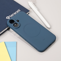 Futrola Teracell Giulietta Magsafe za iPhone 17 plava.