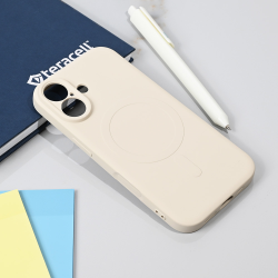 Futrola Teracell Giulietta Magsafe za iPhone 17 bela.