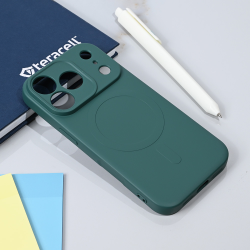 Futrola Teracell Giulietta Magsafe za iPhone 17 Pro tamno zelena.
