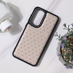 Futrola Bling za Samsung A566 Galaxy A56 5G crno krem.