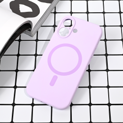 Futrola Magsafe Pure color za iPhone 17 lila.