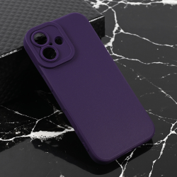 Futrola Teracell Giulietta za iPhone 17 mat tamno ljubicasta.
