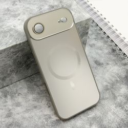 Futrola COLOR METAL Magsafe za iPhone 17 AIR (6.6) siva (MS).
