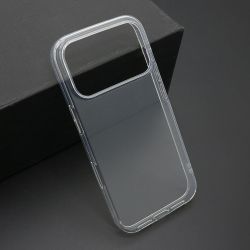 Futrola ultra tanki PROTECT silikon za iPhone 17 Pro providna (bela) (MS).