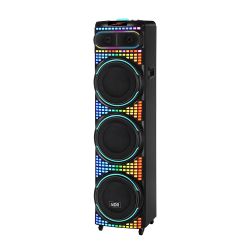 Zvucnik bluetooth NDR-3260 100W 3*12 inca sa dva mikrofona crni (MS).
