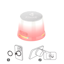 Bluetooth zvucnik Kisonli C100 roze.