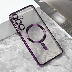 Futrola Magsafe Lux za Samsung S731B Galaxy S25 FE ljubicasta.