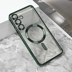 Futrola Magsafe Lux za Samsung S731B Galaxy S25 FE zelena.