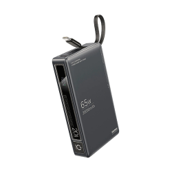 Power Bank baterija prenosiva baterija REMAX Wingle Series RPP-87 65W+22.5W Fast Charging 20000 mAh crni.
