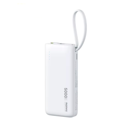 Power Bank baterija prenosiva baterija REMAX Xiaoxiao RPP-676 2.1A 5000mAh bela.