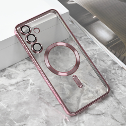 Futrola Magsafe Lux za Samsung S731B Galaxy S25 FE roze.