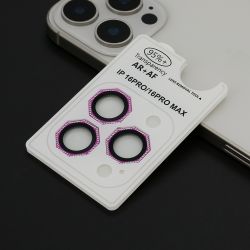 Folija za zastitu kamere OCTAGON DIAMOND za iPhone 16 Pro (6.3)/16 Pro Max (6.9) crvena (MS).