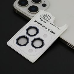 Folija za zastitu kamere OCTAGON DIAMOND za iPhone 16 Pro (6.3)/16 Pro Max (6.9) plava (MS).